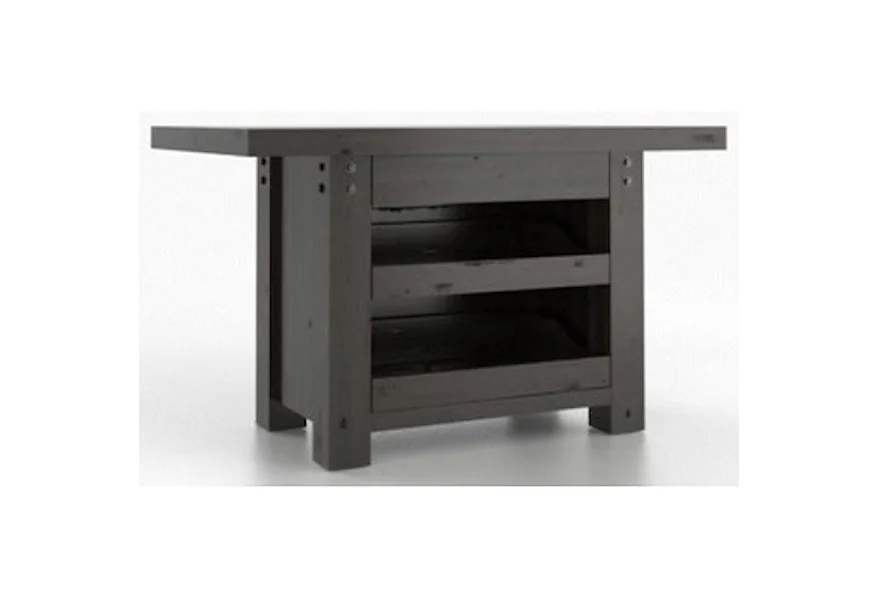 Loft Customizable Island Table by Canadel at Esprit Decor Home Furnishings